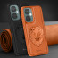 Vaku ® OnePlus Nord CE 3 Lite Lion Embossed Luxury Designer Leather Protective Back Cover