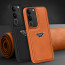 Vaku Luxos ® Vivo V29 5G Nyxen Premium Leather Stitched Soft Shockproof Protective Back Cover