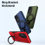 Vaku ® Oppo A17 Astor Military Grade Armor Protective Case with Ring Bracket Kickstand Back cover