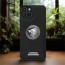 Vaku ® Apple iPhone 15 Regal Shield Metal Lion Engraved Leather Protective Back Cover