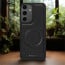 Vaku ® Samsung Galaxy S24 FE Maxtron Leather Stitched Magnetic Magsafe Non-Slip Grip Shockproof Back Cover