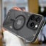eller santé ® Apple iPhone 16 Pro Max Vortex Magpro Gel Cushion Slim Fit Shockproof Certified Mag-Safe Crystal Clear Camera Metal Ring Back Cover