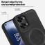 Vaku ® Oneplus Nord 2T Maxtron Leather Stitched Magnetic Magsafe Non-Slip Grip Shockproof Back Cover