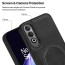 Vaku ® OnePlus Nord CE4 Maxtron Leather Stitched Magnetic Magsafe Non-Slip Grip Shockproof Back Cover