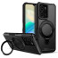 Vaku ® Vivo Y35 4G Astor Military Grade Armor Protective Case with Ring Bracket Kickstand Back cover
