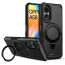 Vaku ® Oppo A58 Astor Military Grade Armor Protective Case with Ring Bracket Kickstand Back cover