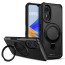 Vaku ® Oppo A17 Astor Military Grade Armor Protective Case with Ring Bracket Kickstand Back cover