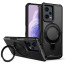 Vaku ® Xiaomi Redmi Note 12 Pro Astor Military Grade Armor Protective Case with Ring Bracket Kickstand Back cover