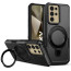 Vaku ® Samsung Galaxy S24 Ultra Astor Military Grade Armor Protective Case with Ring Bracket Kickstand Back cover