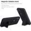 Vaku ® Oppo A16 Harbor Grip Multi-Functional Magnetic Vertical & Horizontal Stand Case TPU Back Cover