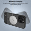 Vaku Luxos ® Apple iPhone 16 Pro Zennix Certified Mag-Safe Scratch Resistant Camera Screen Protector Case with Stand Holder Shockproof Protective Back cover
