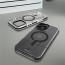 eller santé ® Apple iPhone 16 Pro Max Vortex Magpro Gel Cushion Slim Fit Shockproof Certified Mag-Safe Crystal Clear Camera Metal Ring Back Cover