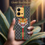 Vaku ® Vivo V25 5G Lynx Designer Leather Pattern Gold Electroplated Soft TPU Back Cover Case