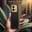 Vaku ® Vivo V25 5G Felix Line Leather Stitched Gold Electroplated Soft TPU Back Cover Case