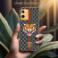 Vaku ® Vivo T1x Lynx Designer Leather Pattern Gold Electroplated Soft TPU Back Cover Case