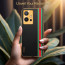 Vaku ® Vivo Y75 5G Felix Line Leather Stitched Gold Electroplated Soft TPU Back Cover Case