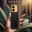 Vaku ® Vivo Y22 Felix Line Leather Stitched Gold Electroplated Soft TPU Back Cover Case