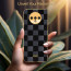 Vaku ® OnePlus 7T Cheron Series Leather Stitched Gold Electroplated Soft TPU Back Cover