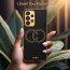 Vaku ® Samsung Galaxy A73 5G Skylar Leather Pattern Gold Electroplated Soft TPU Back Cover
