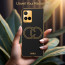 Vaku ® Vivo Y21T Skylar Leather Pattern Gold Electroplated Soft TPU Back Cover