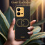 Vaku ® Vivo V25 5G Skylar Leather Pattern Gold Electroplated Soft TPU Back Cover