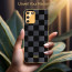 Vaku ® Samsung Galaxy S10 lite Cheron Series Leather Stitched Gold Electroplated Soft TPU Back Cover