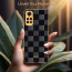 Vaku ® Redmi Note 11 Cheron Series Leather Stitched Gold Electroplated Soft TPU Back Cover