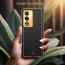Vaku ® Oppo A3 Pro 5G Luxemberg Leather Pattern Gold Electroplated Soft TPU Back Cover