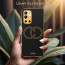 Vaku ® OnePlus 9R Skylar Leather Pattern Gold Electroplated Soft TPU Back Cover