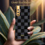 Vaku ® Vivo V15 Pro Cheron Leather Electroplated Soft TPU Back Cover