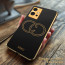 Vaku ® Vivo T1 5G Skylar Leather Pattern Gold Electroplated Soft TPU Back Cover