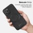 Vaku ® Vivo Y35 Maxtron Leather Stitched Magnetic Magsafe Non-Slip Grip Shockproof Back Cover