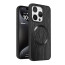 Vaku ® Apple iPhone 15 Pro Diamond Plume Pattern Magnetic Magsafe Matte Soft-Touch Texture Back Cover