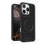 Vaku ® Apple iPhone 16 Pro Maxtron Leather Stitched Magnetic Magsafe Non-Slip Grip Shockproof Back Cover