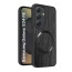 Vaku ® Samsung Galaxy S24 FE Diamond Plume Pattern Magnetic Magsafe Matte Soft-Touch Texture Back Cover