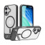 Vaku Luxos ® Apple iPhone 17 Zennix Magpro Scratch Resistant Camera Screen Protector Case with Stand Holder Shockproof Protective Back cover