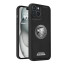 Vaku ® Apple iPhone 15 Plus Regal Shield Metal Lion Engraved Leather Protective Back Cover