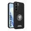 Vaku ® Vivo V27 5G Regal Shield Metal Lion Engraved Leather Protective Back Cover