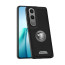 Vaku ® OnePlus Nord CE4 Lite 5G Regal Shield Metal Lion Engraved Leather Protective Back Cover