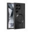 Vaku ® Samsung Galaxy S24 Ultra Diamond Plume Pattern Magnetic Magsafe Matte Soft-Touch Texture Back Cover