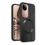 Vaku ® Vivo V40e 5G Diamond Plume Pattern Magnetic Magsafe Matte Soft-Touch Texture Back Cover