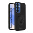 Vaku ® Samsung Galaxy S25 Lion Embossed Luxury Designer Leather Protective Back Cover