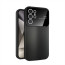 Vaku ® Samsung Galaxy S24 Ultra Polarized Large Window Glass Camera Protector Dual Layer Shockproof Back Cover