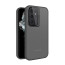 Vaku ® Samsung Galaxy S23 Ultra Rime Frosted Translucent Camera Protector Case with Built-in Stash Stand Back Cover