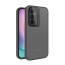 Vaku ® Samsung Galaxy A24 4G Rime Frosted Translucent Camera Protector Case with Built-in Stash Stand Back Cover