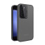 Vaku ® Samsung Galaxy S23 Rime Frosted Translucent Camera Protector Case with Built-in Stash Stand Back Cover