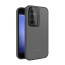 Vaku ® Samsung Galaxy S24 Plus Rime Frosted Translucent Camera Protector Case with Built-in Stash Stand Back Cover