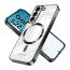 Vaku ® Samsung Galaxy S22 Luxury Electroplated Magnetic Magsafe Camera Protection TPU Back Cover Case