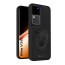 Vaku ® Vivo V30 5G Lion Embossed Luxury Designer Leather Protective Back Cover Case