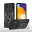 Vaku ® Samsung Galaxy A73 5G Aegis Armor Slide Camera Protection Magnetic Ring Holder Kickstand Back Cover